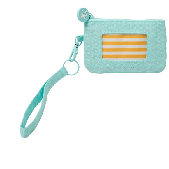 NWT GeckoBrands Daisy Blue ID CASE WITH LANYARD & wristlet key holder - Picture 3 of 5